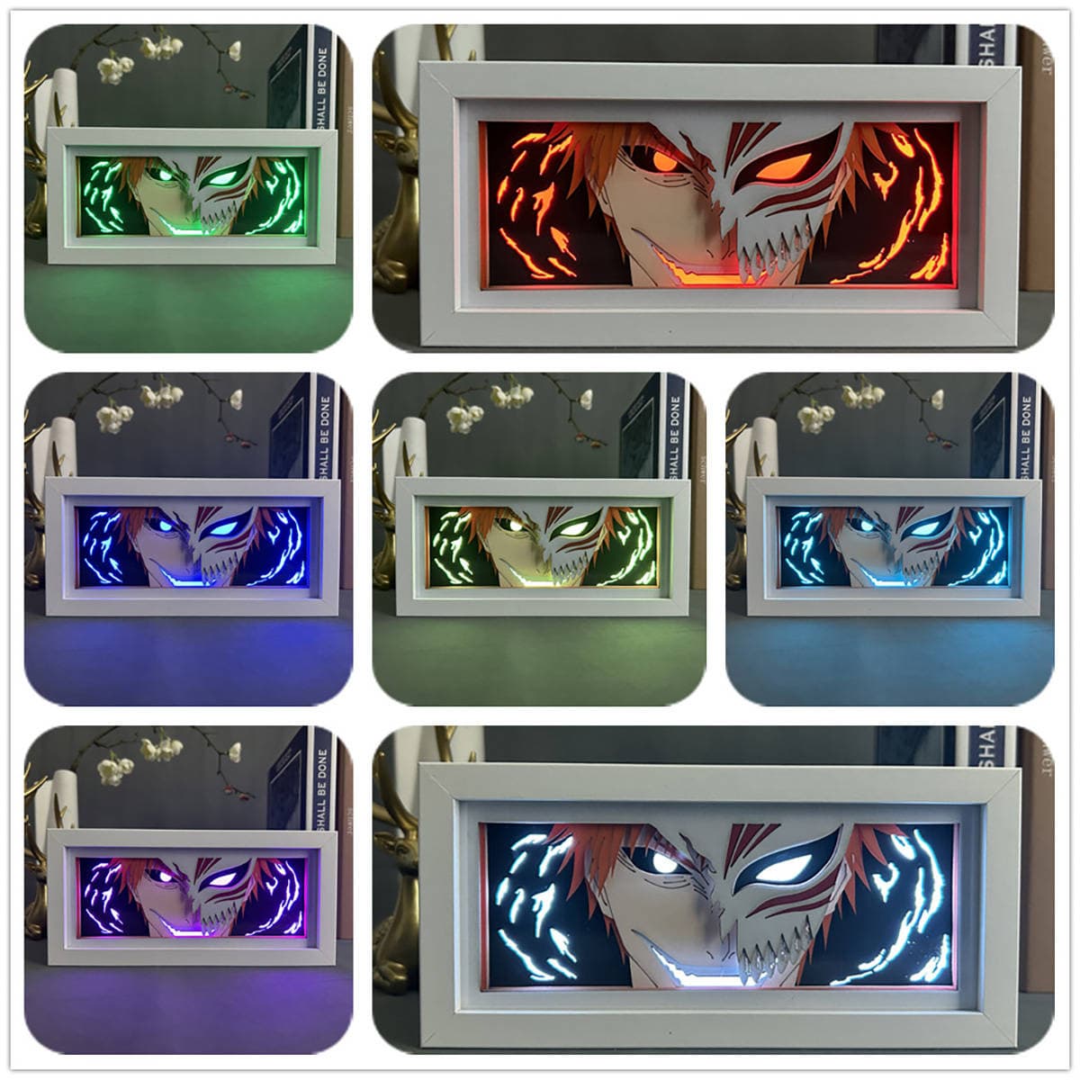 Bleach Ichigo Half Hollow Light Box