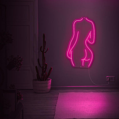 'Female Silhouette' LED Neon Sign