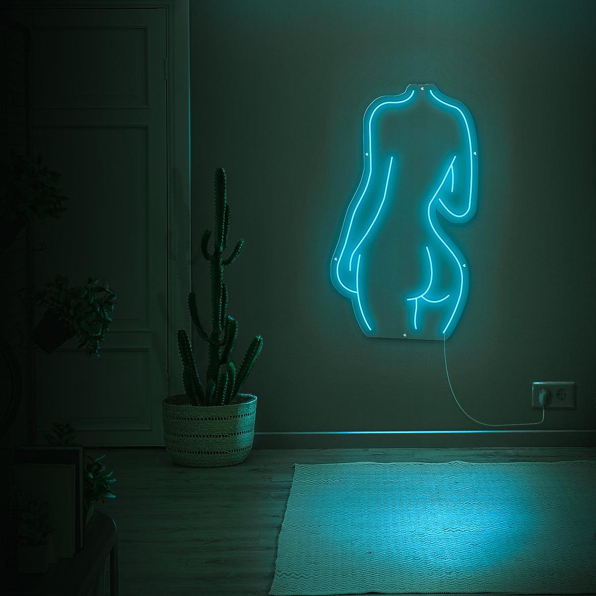 'Female Silhouette' LED Neon Sign