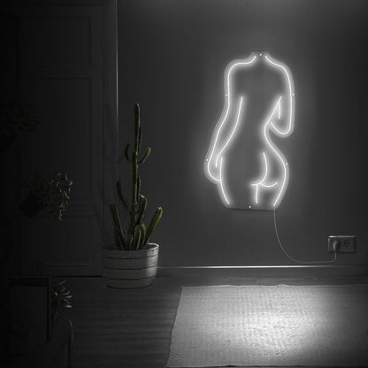 'Female Silhouette' LED Neon Sign