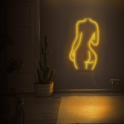 'Female Silhouette' LED Neon Sign