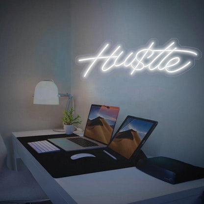 'Hu$tle' LED Neon Sign