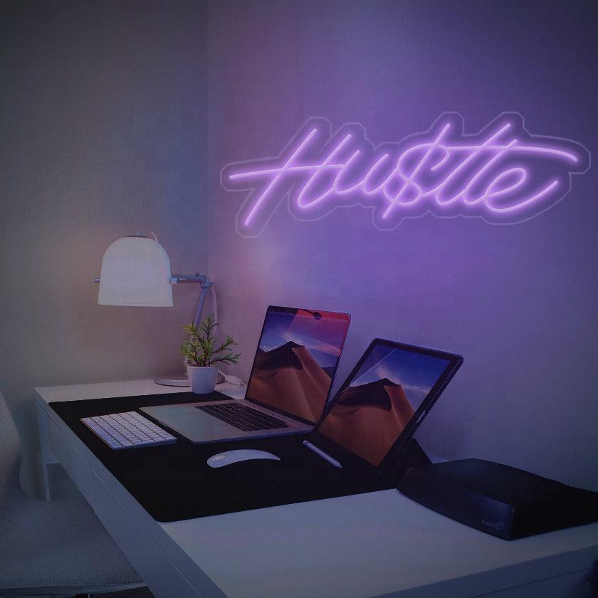 'Hu$tle' LED Neon Sign